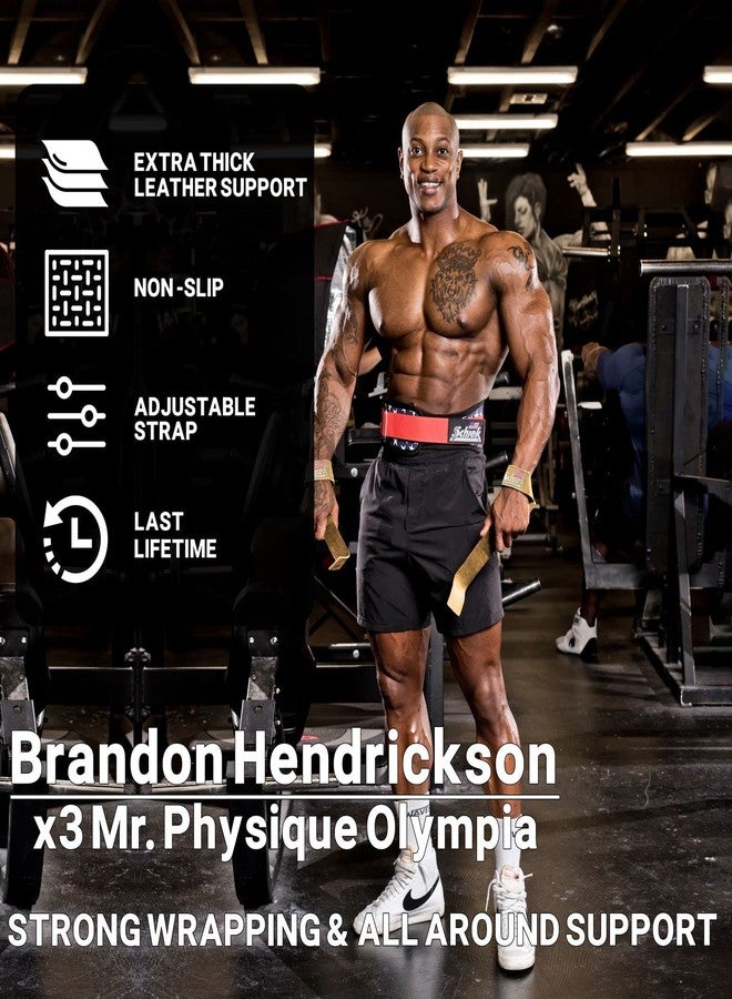 شيك أحزمة رفع الأثقال الجلدية من شيك سبورتس، موديل 1000-LLS، مقاس 21 بوصة - Image 4