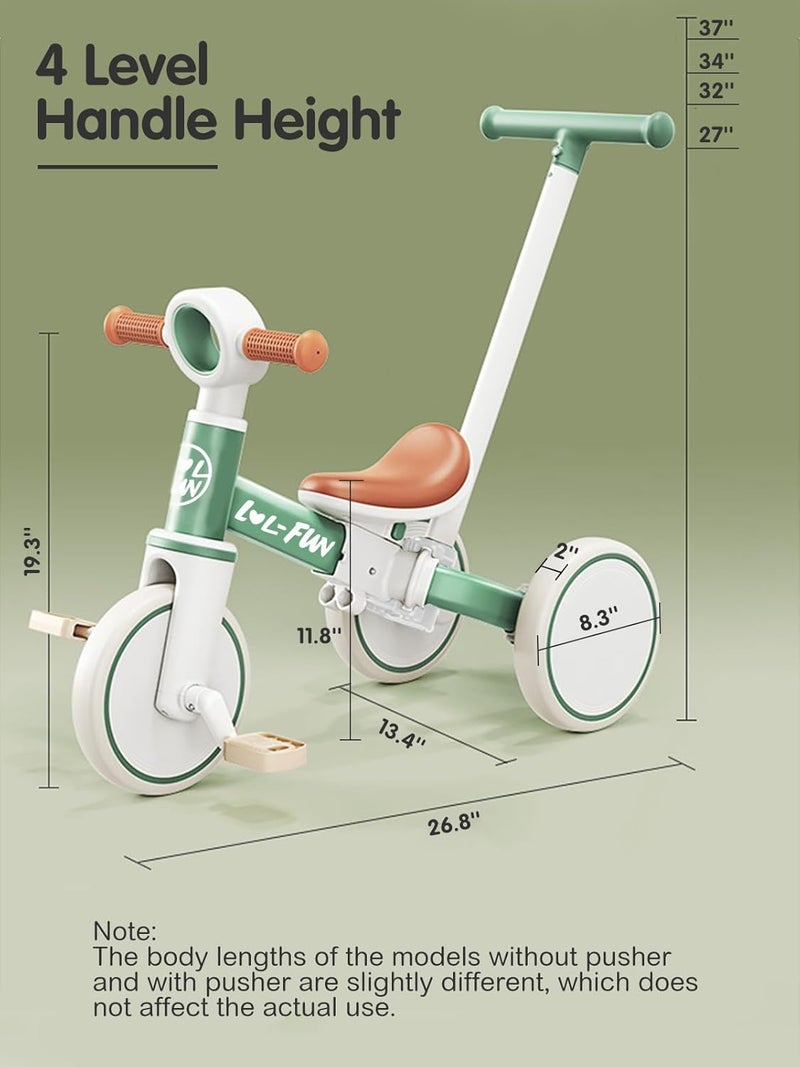 LOL-FUN 4 in 1 Toddler Balance Bike - Image 5