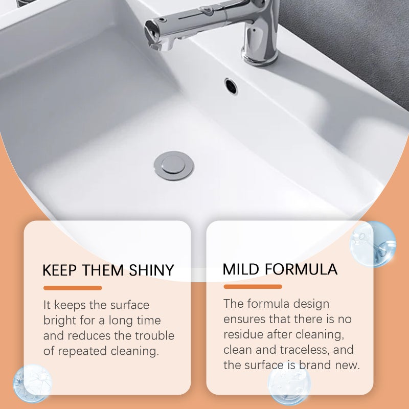 Jakehoe Brightening Cleaning Cream Multi-Functional Cleaning Cream Kitchen Range Hood Living Room Bathroom Decontamination And Stain Removal - Image 3