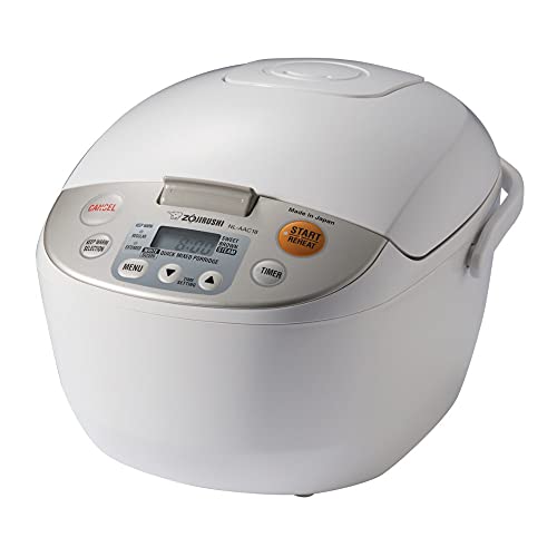 Zojirushi NL-AAC18 Micom Rice Cooker (Uncooked) and Warmer, 10 Cups/1.8-Liters - Image 1