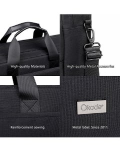 Okade Laptop Sleeve For Apple Macbook Pro BLACK,For 15.6-16" laptop ,High quality, waterproof fabric, large capacity，multiple inner pockets  - Image 2
