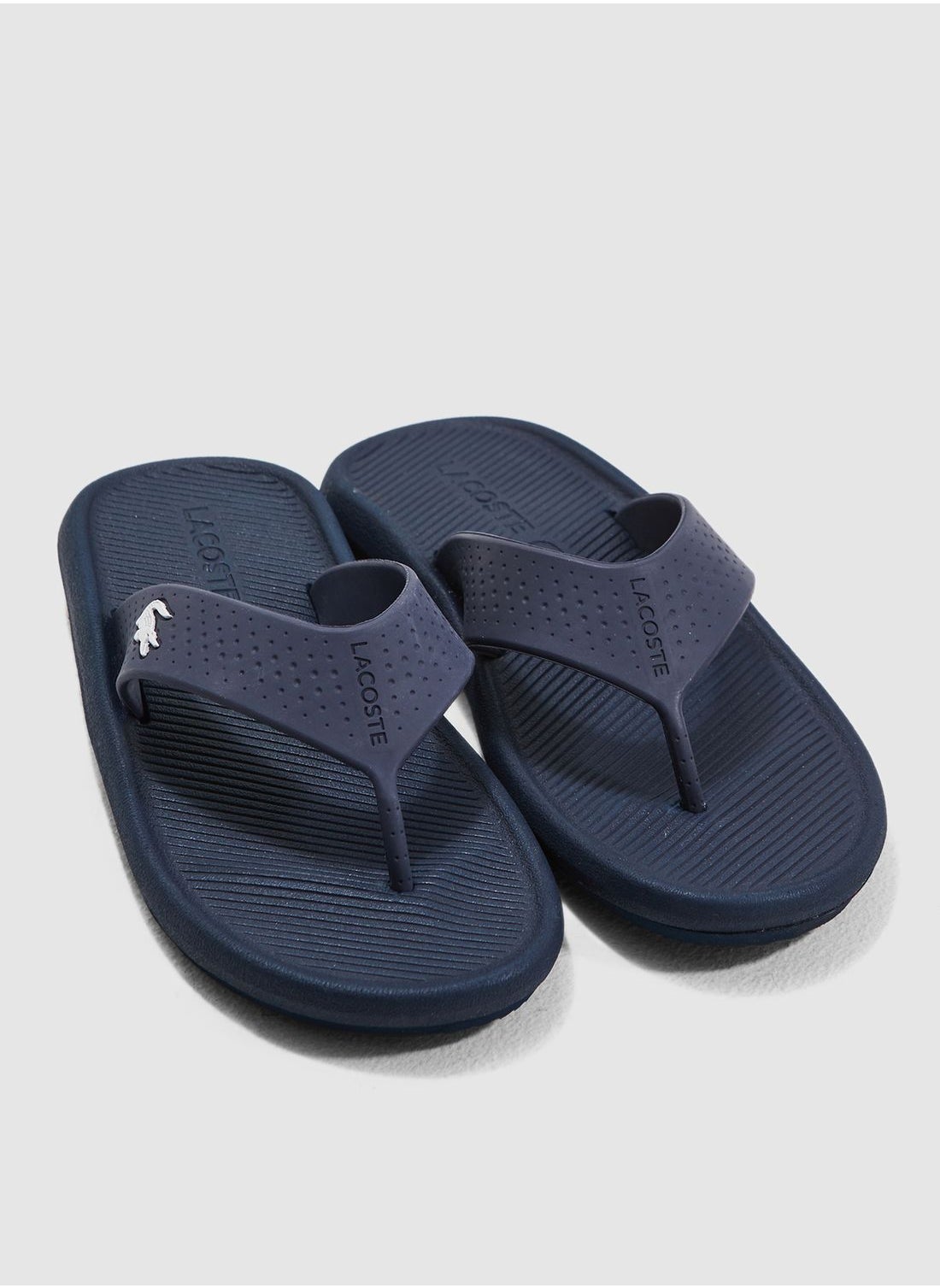 lacoste croco sandal