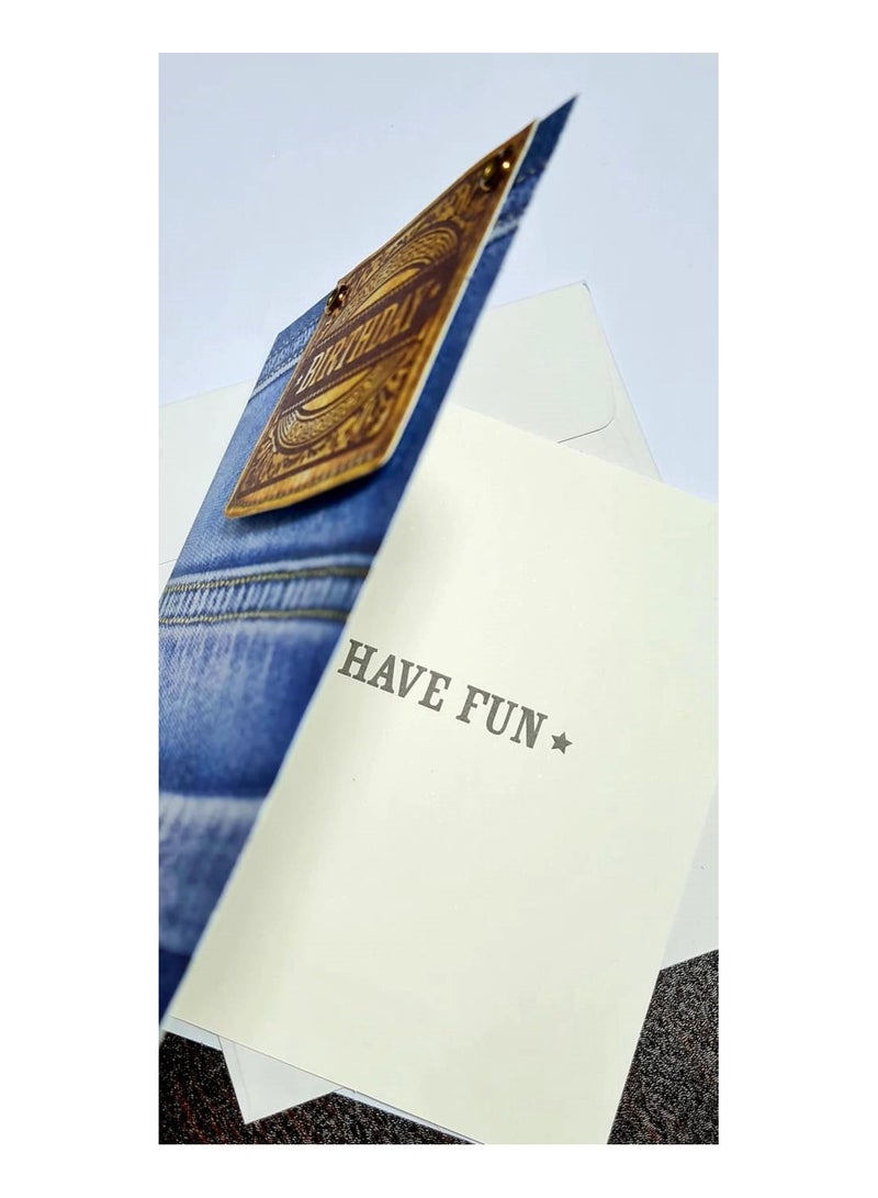 كرت معايدة - جينز - Image 3