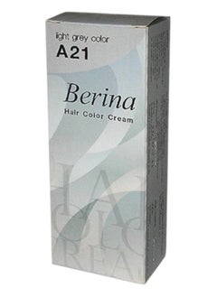 Berina A21 Light Grey Hair Color Cream  - Image 1