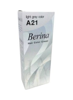 Berina A21 Light Grey Hair Color Cream  - Image 2