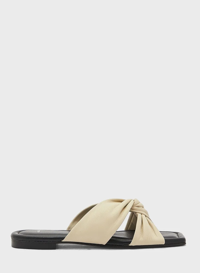 HUGO X Strap Flat Sandals