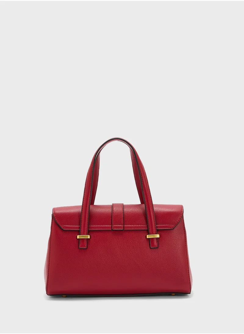 خزانة Metal Trim Detail Satchel Bag