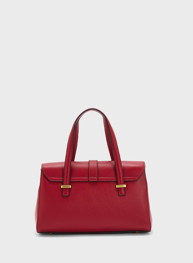 Khizana Metal Trim Detail Satchel Bag  - Image 2