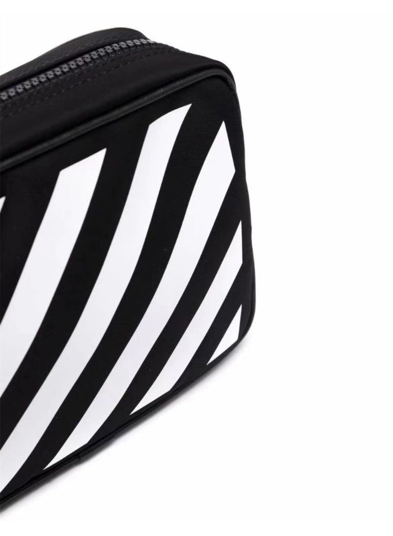 OFF-WHITE square bag, OW waist bag, men's and women's crossbody bag, side backpack - Image 2