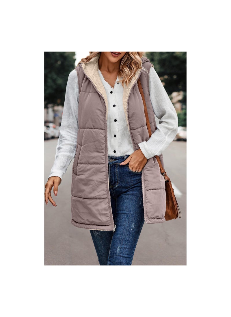 Squality Winter Hooded Double-Sided Jacket Women Light Pink - pzsku/Z8761B52FA2FB793D15E5Z/45/_/1702984307/02c64784-02e5-4826-94f8-84256c253dd3