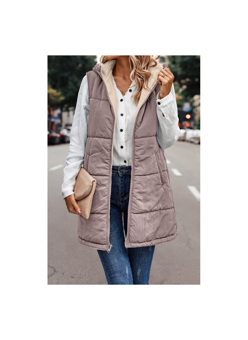 Squality Winter Hooded Double-Sided Jacket Women Light Pink - pzsku/Z8761B52FA2FB793D15E5Z/45/_/1702984308/32ef1e65-f289-482d-8c03-af24568a63ff