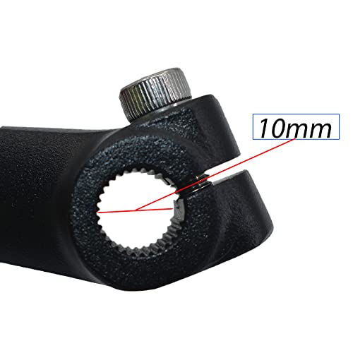 PPR PIT PRO RACING Kayo CNC Aluminum Foldable Gear Shift Lever for T2 T4 T4L TTR 125 Zonshen 250cc ATV/Pit Dirt Bikes (Black) - Image 3