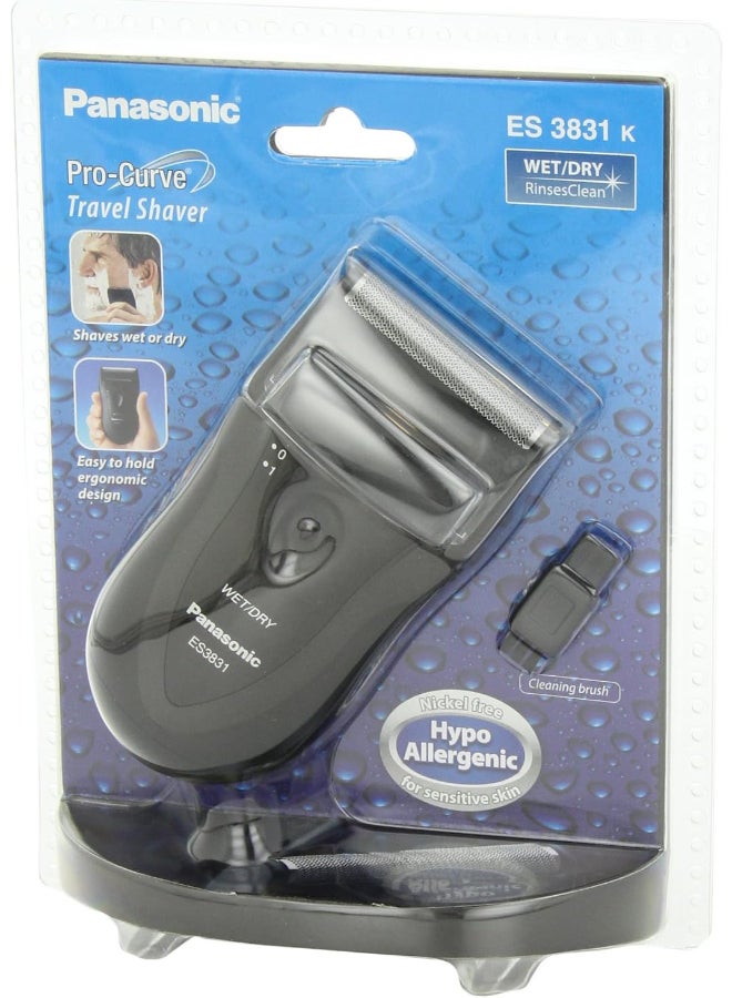 Panasonic Single Blade Travel Shaver For Men, Es-3831K Black - Image 3