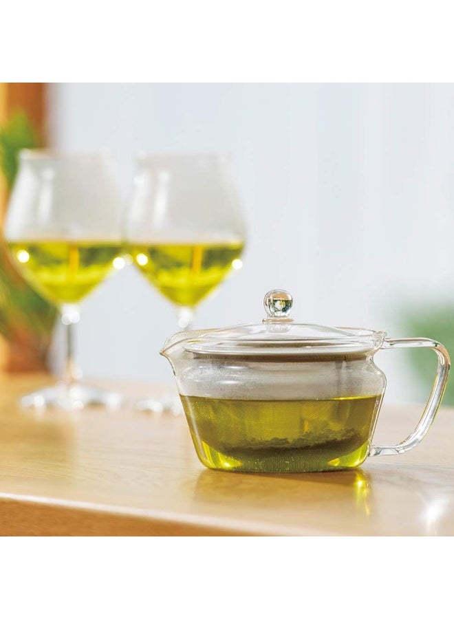 Hario Chacha Kyusu Zen Tea Pot 450Ml Clear - Image 2