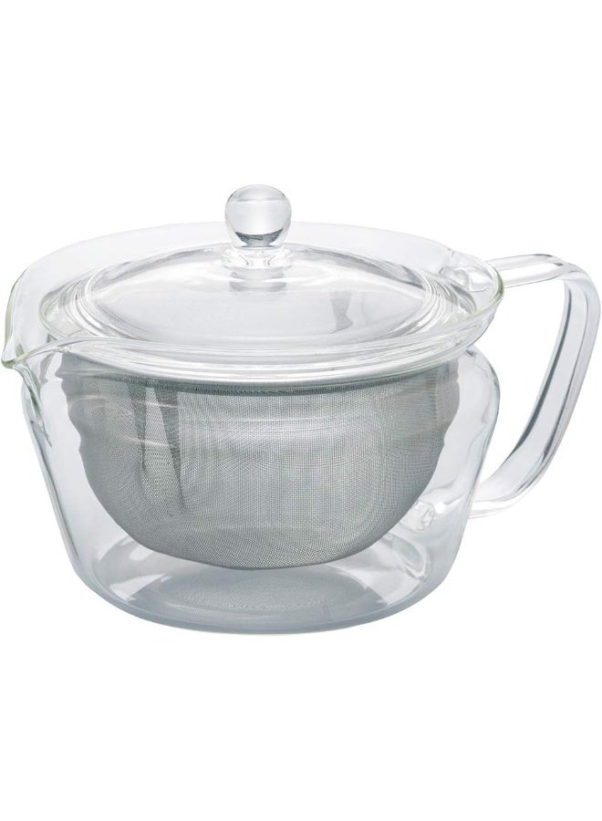 Hario Chacha Kyusu Zen Tea Pot 450Ml Clear - Image 1