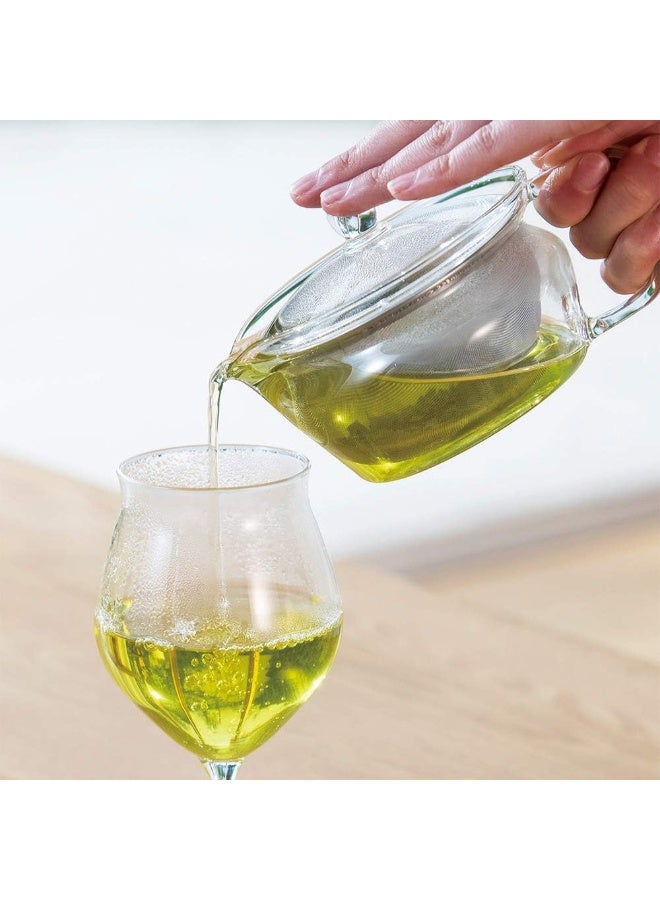 Hario Chacha Kyusu Zen Tea Pot 450Ml Clear - Image 4