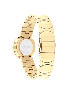 CALVIN KLEIN CALVIN KLEIN ROUND ANALOG WOMEN'S SILVER WHITE CASE WATCH - 25100043  - Image 3