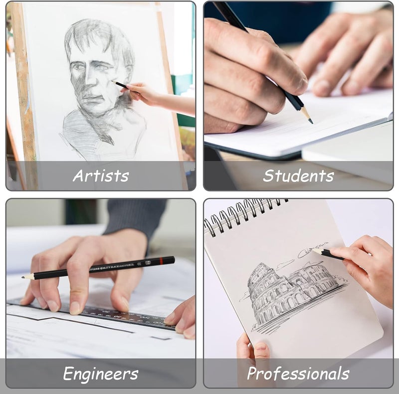 Corslet Sketch Pencils for Drawing | Professional Graphite for Art Drawing & Shading | Art Pencils for Sketching, Shading Pencils for Artists, Graphite for Illustration & Detail Work - Image 5