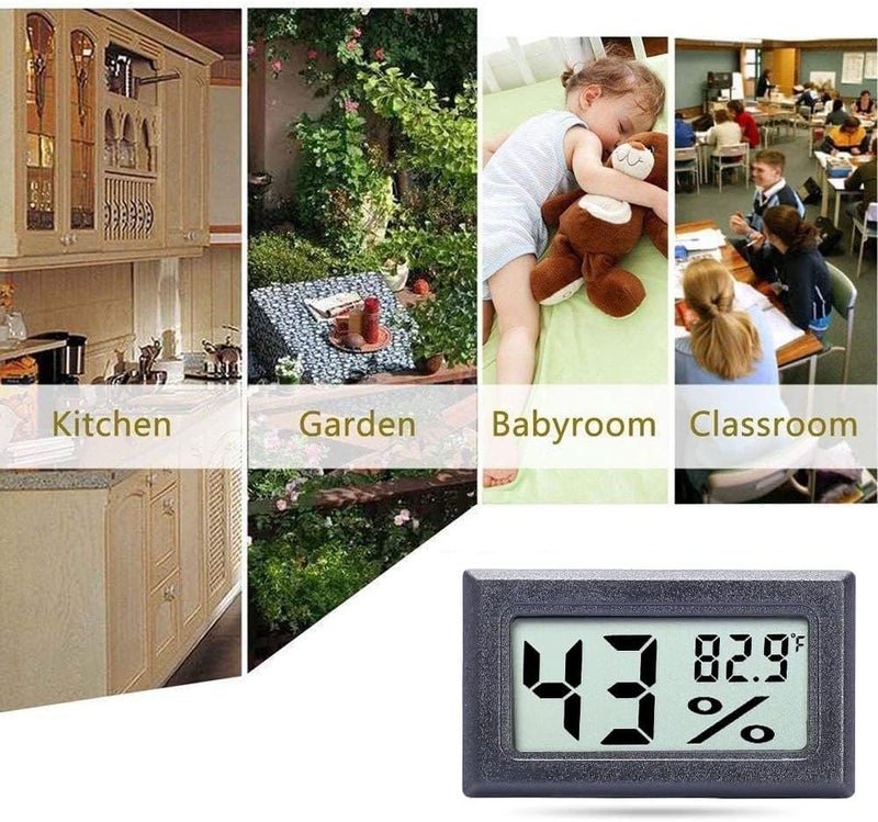 Goabroa Mini Hygrometer Thermometer Digital Indoor Humidity Gauge Monitor with Temperature Meter Sensor Fahrenheit (℉) - Image 5