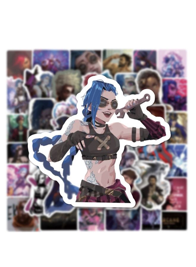 مجموعة ملصقات رسومات الشعار المبتكرة ليج أوف ليجيندز 50 قطعة - Image 4