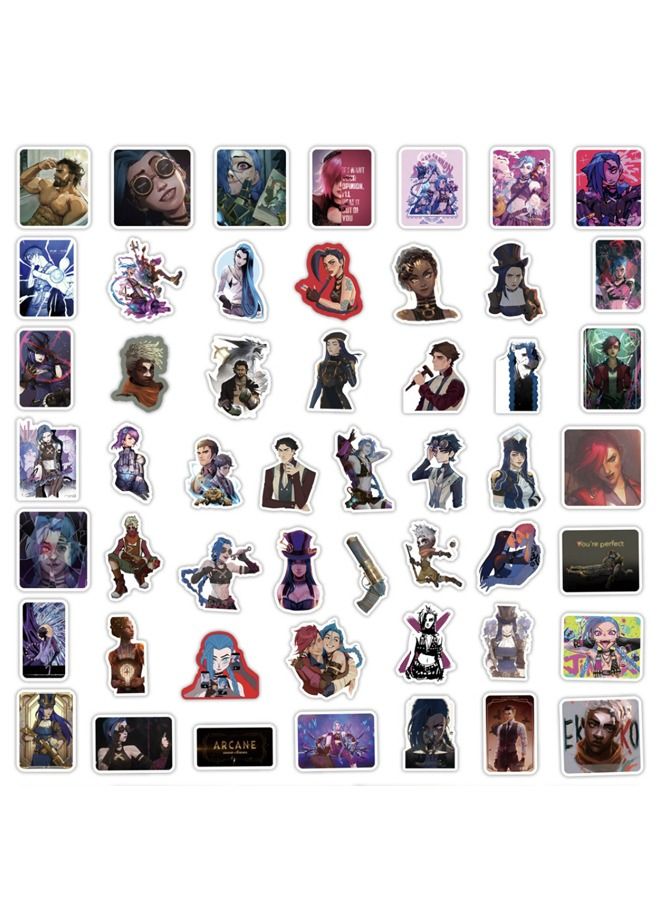 مجموعة ملصقات رسومات الشعار المبتكرة ليج أوف ليجيندز 50 قطعة - Image 3