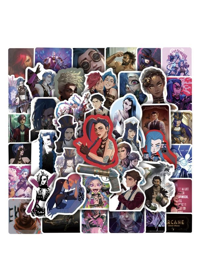 مجموعة ملصقات رسومات الشعار المبتكرة ليج أوف ليجيندز 50 قطعة - Image 1