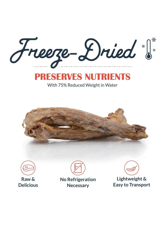 فلوريش مكافآت الحيوانات الأليفة الخام المجففة بالتجميد للكلاب، أعواد مضغ رقبة الديك الرومي (3 قطع) - Image 5