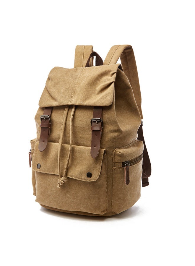 Wear-resistant canvas bag, large-capacity multifunctional backpack - Image 1