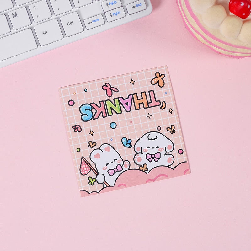 Yueshi New Ins Style Series Cartoon Card Packaging Material Hard Card Back Small Card Card Head Gift Card - Image 1