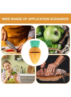 Hihonor Kitchen Knife Sharpener, Cutter Sharpener Tool with Non-Slip Base, Cartoon Shape Kitchen Tools Mini Sharpener, Knife Sharpener for Home, Restaurant  - Image 3