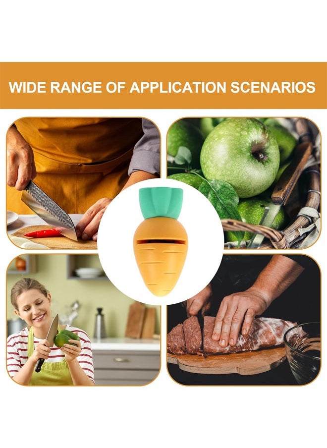 Hihonor - Kitchen Knife Sharpener, Cutter Sharpener Tool with Non-Slip Base, Cartoon Shape Kitchen Tools Mini Sharpener, Knife Sharpener for Home, Restaurant - Image 1