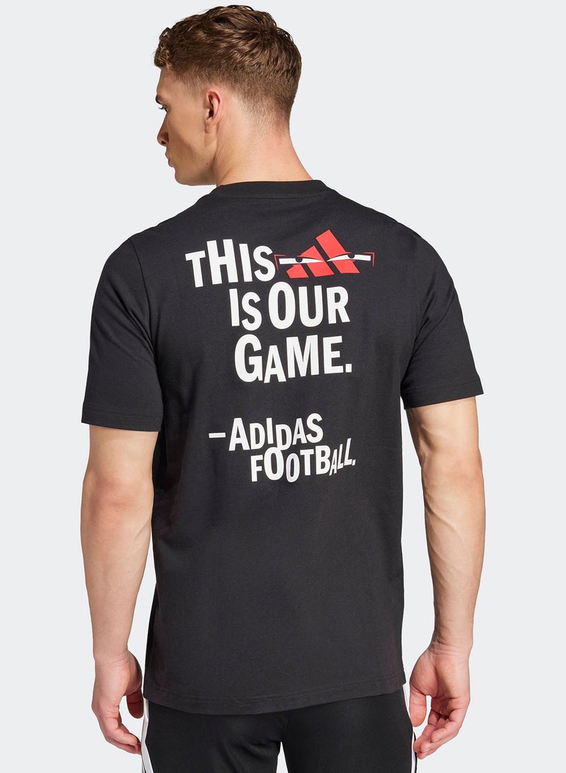 Adidas Football Graphic T-Shirt  - Image 2