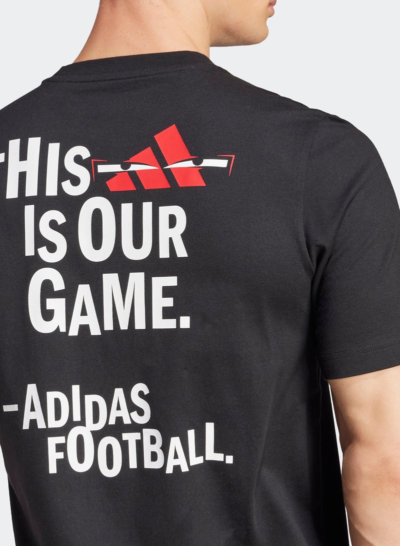 Adidas Football Graphic T-Shirt  - Image 4