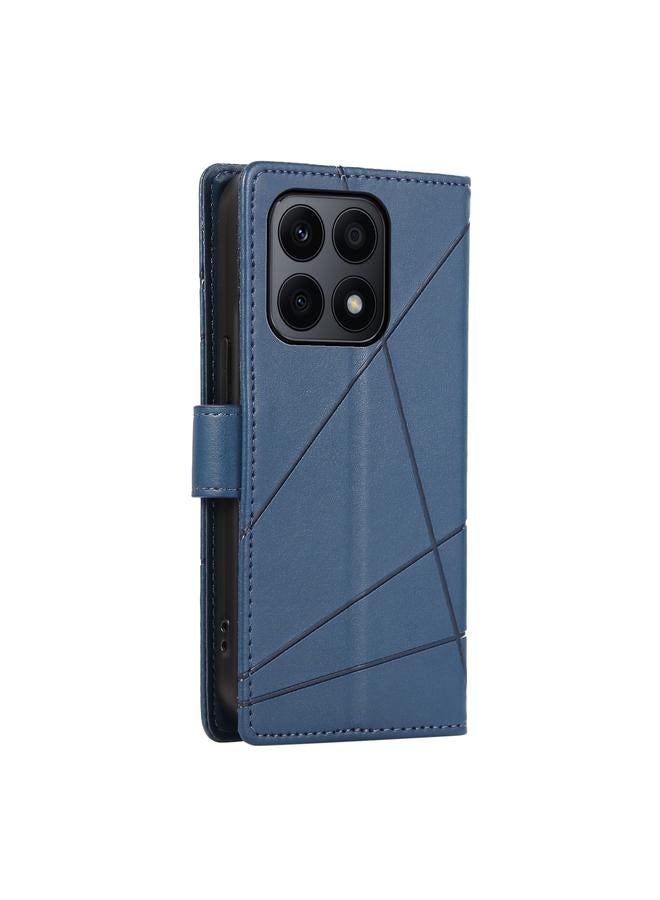 S-TOP Case For Honor X8a PU Genuine Leather Texture Embossed Line Phone Case - Image 3