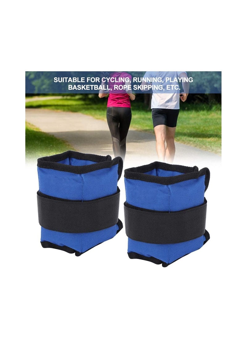 H PRO H PRO Unisex Ankle Weights | Ankle Leg & Wrist Weight with Adjustable Strap for Fitness, Resistance Training & Running Training Exercise | Strength Training Exercise Bracelets Straps- 2x2.5kg  - Image 3