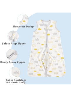 TILLYOU TILLYOU baby-boys Sleeveless Quilted Sleep Sacks  - Image 4