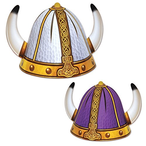 Beistle Beistle Viking Helmets, Multicolor (66533)  - Image 1