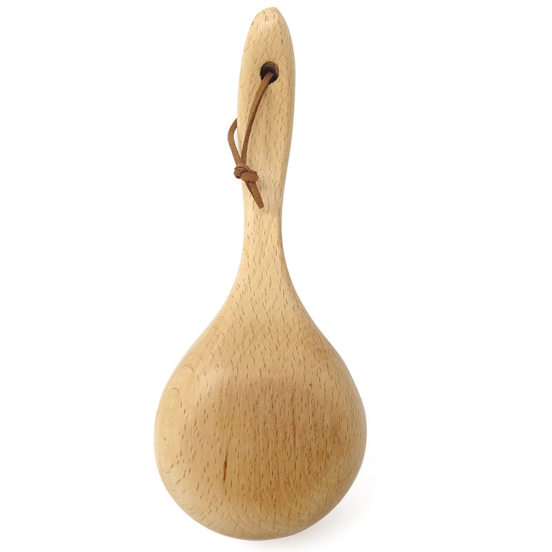 Honbay Large Capacity Wooden Ladle Sauna Water Scoop SPA Spoon Bath Salts Spoon Coffee Scoop - Image 3