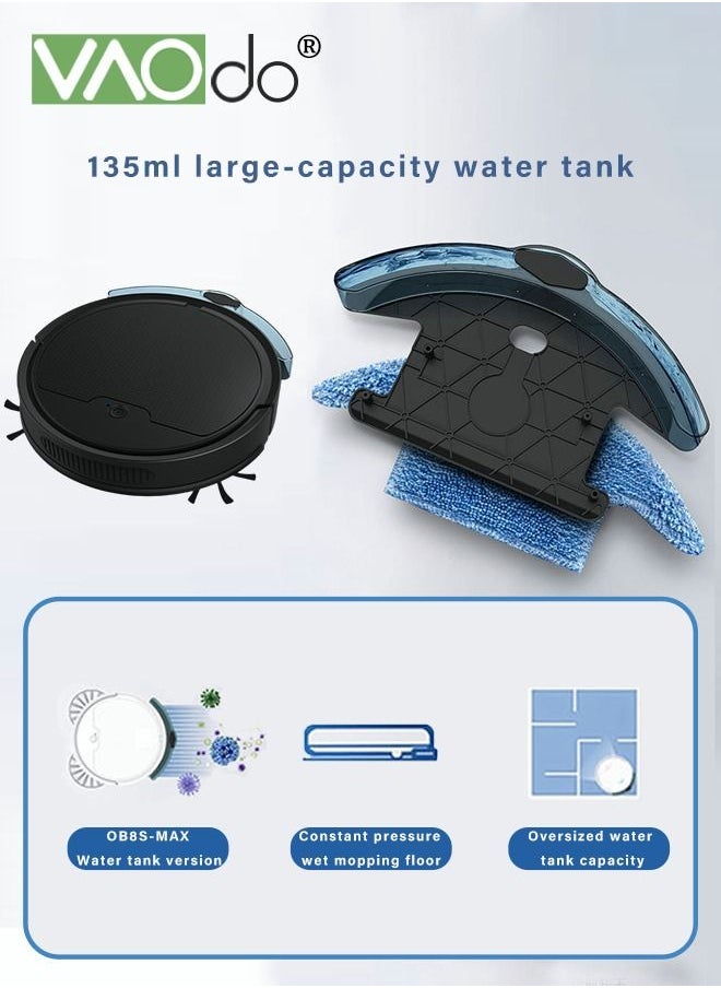 VAOdo - Robot Vacuum Sweeping Robot With Lidar Navigation Mop Broom 2-in-1 Vacuum Cleaner 3000pa Strong Suction Carpet Intelligent Surveying and Mapping APP Remote Control - Image 1