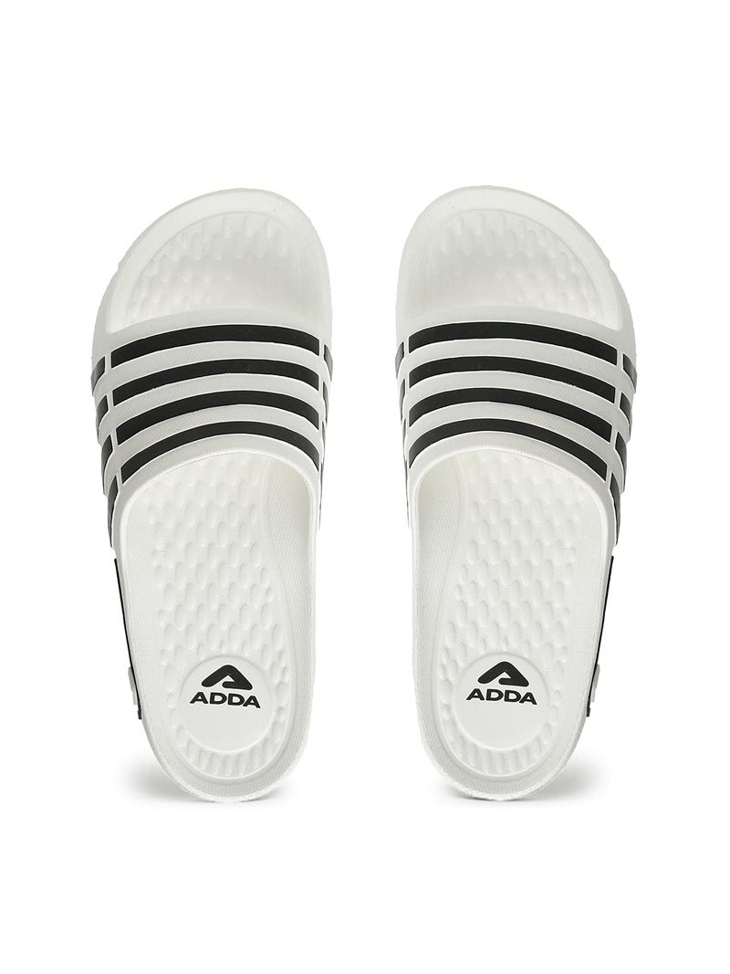 ADDA (LABEL) Men's Tm-next Gen White Ethylene Vinyl Acetate Slide - 10 - Image 2