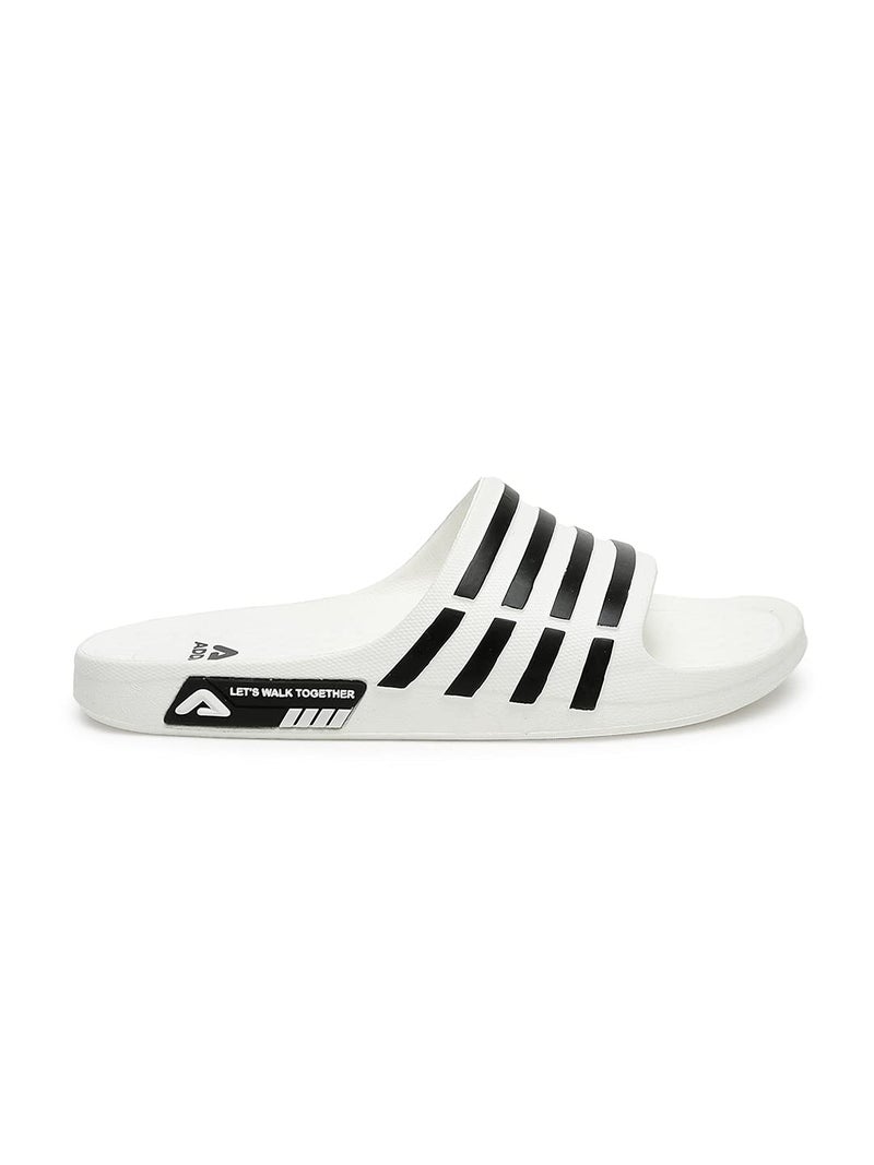ADDA (LABEL) Men's Tm-next Gen White Ethylene Vinyl Acetate Slide - 10 - Image 3