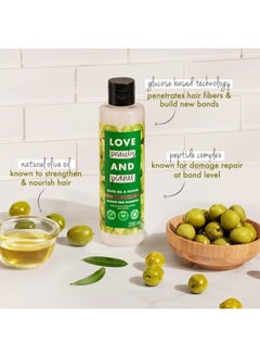 love beauty and planet Bond Repair Shampoo With Olive Oil And Peptide, Sulfates And Paraben Free, 400Ml  - Image 3