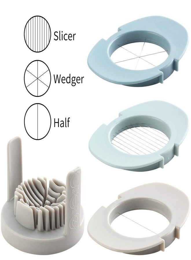 Ruibo Strawberry Slicer/Cutter With Stainless Steel Cutting Wires for Hard Boiled Egg Slicer Multicolour - Image 3