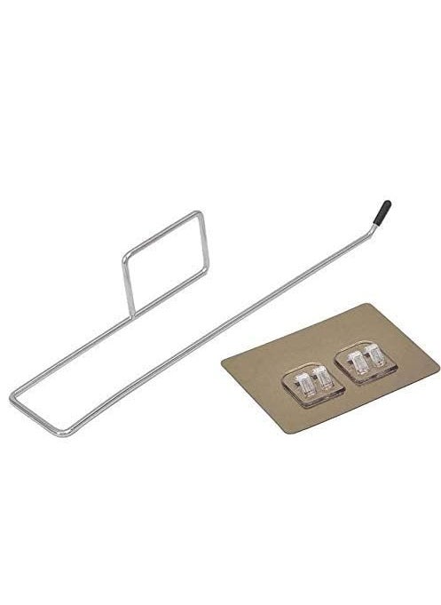 Zollyss Zollyss Paper Towel Holder with Magic Adhesive Pad, Kitchen Paper Roll Holder Wall Mount, Stainless Steel Self Adhesive Wall Mount Towel Bar for Kitchen Bathroom  - Image 4