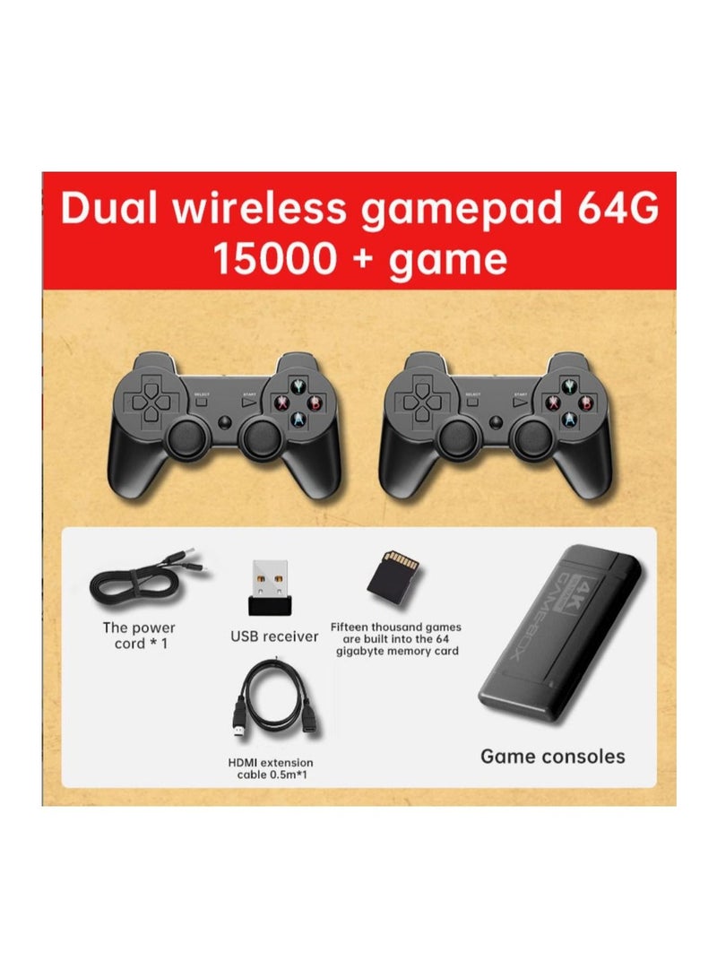 HD TV Video Game Box Retro Console Box With 15,000 Games Wireless Controller Gamepad - Image 1