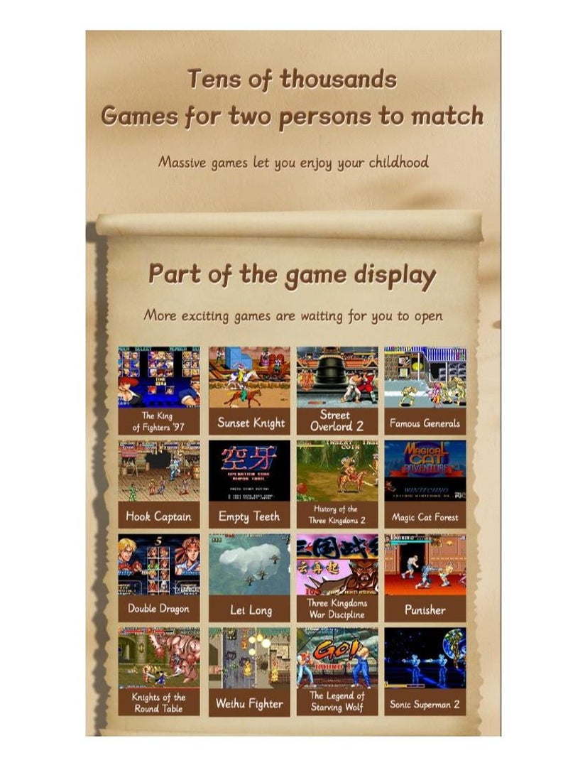 HD TV Video Game Box Retro Console Box With 15,000 Games Wireless Controller Gamepad - Image 4