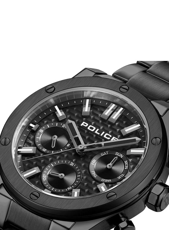 POLICE Police Polysh Gents Watch With Black Stainless Steel Bracelet & Black Dial 5 Atm - PEWJK0006206
