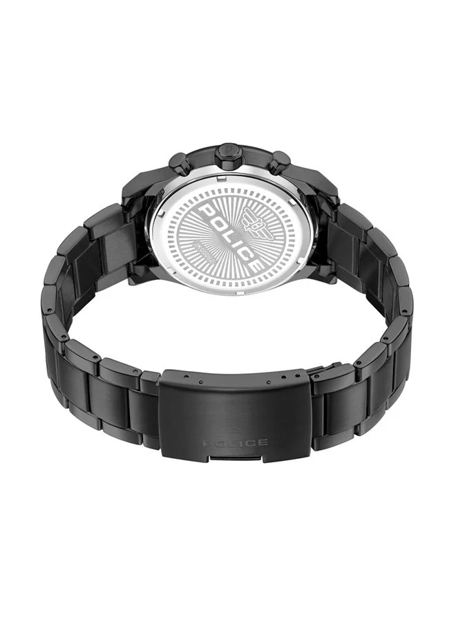 POLICE Police Polysh Gents Watch With Black Stainless Steel Bracelet & Black Dial 5 Atm - PEWJK0006206