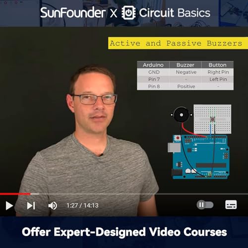 SunFounder Ultimate Starter Kit Compatible with Arduino UNO IDE Scratch, 3 in 1 IoT/Smart Car/Basic Kit with Online Tutorials, Video Courses, 192 Items, 87 Projects, Suitable for Age 8+ Beginners - Image 2
