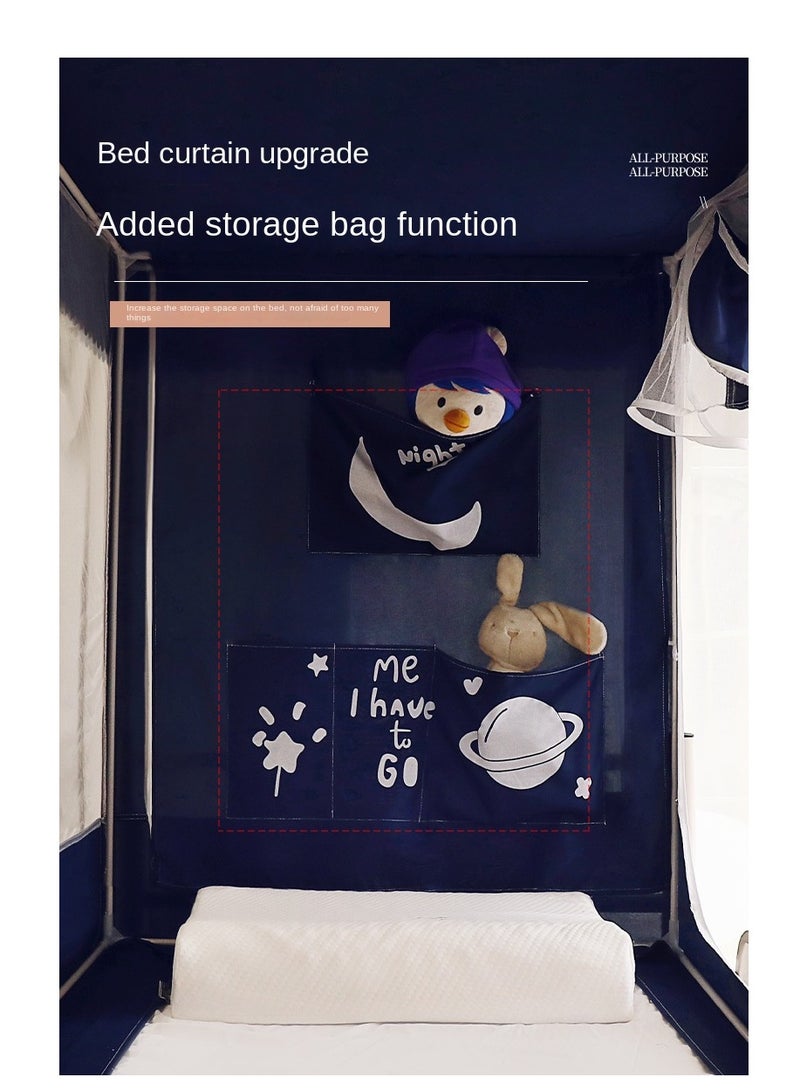 Y&D Bed Canopy Tents Curtain Blackout Curtain Single Bed Tent Curtain Student Shading Cloth Bed Canopy Mosquito Net Student Sleep Privacy Protection - Image 5